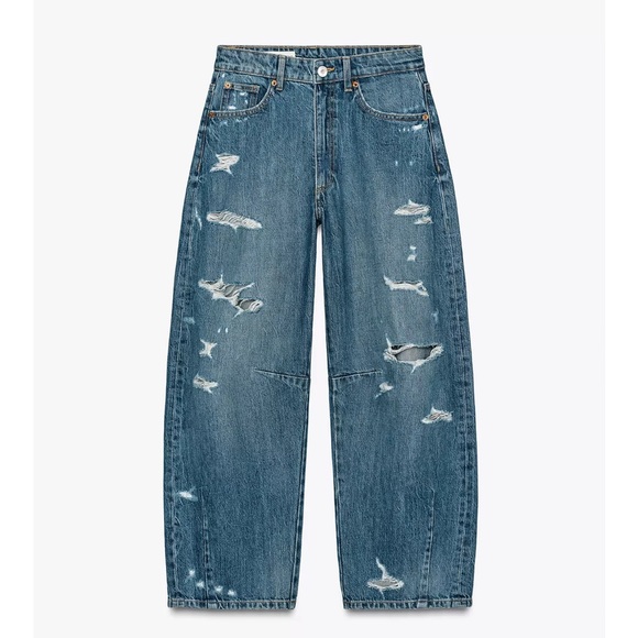 Zara Denim - Zara Women's Relaxed Balloon Jeans